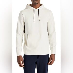 Mens Brady Pliability Hoodie-White-Size Medium